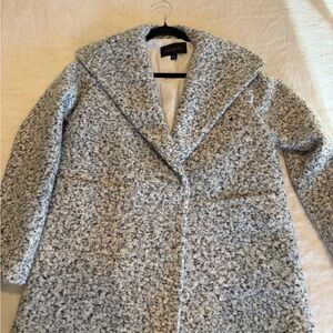 Ann Taylor Gray Teddy Jacket